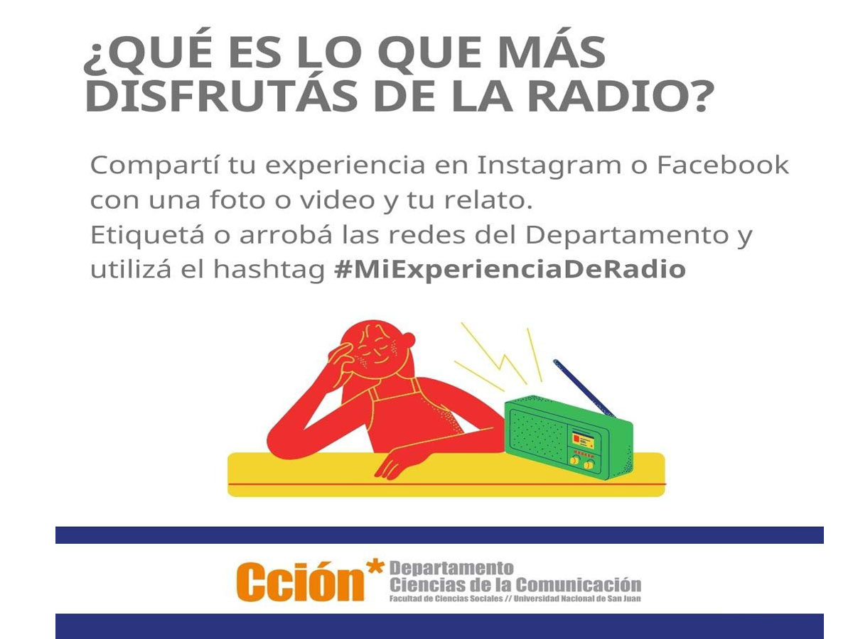Convocan a Alumnos y público en general para participar en #MiExperienciaDeRadio